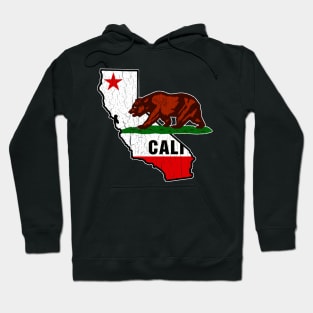 California State Flag (vintage distressed look) Hoodie